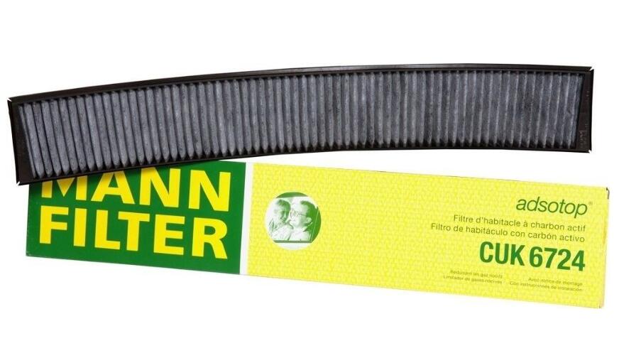 BMW Cabin Air Filter (Activated Charcoal) 64319257504 - MANN-FILTER CUK6724